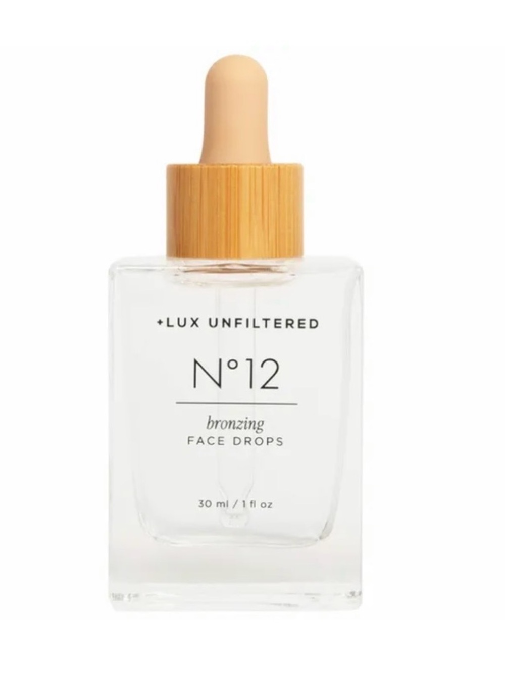 NWT Lux Unfiltered No 12 Bronzing Face Drops. 30 ml